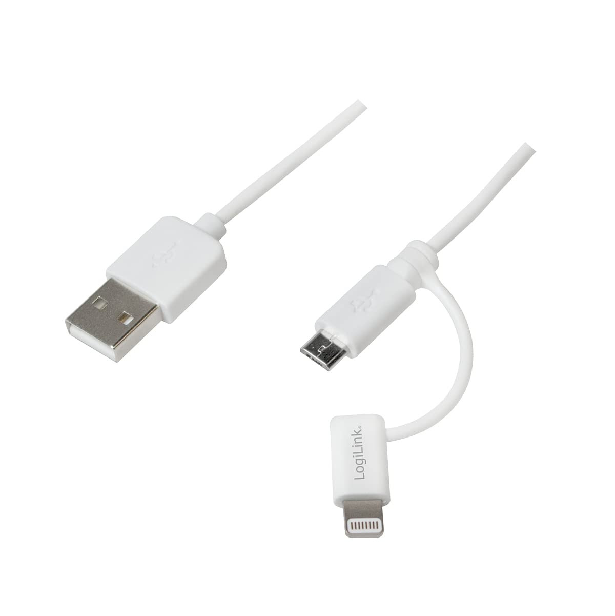 Kabal USB-A na Lightning i USB micro LOGILINK 15cm