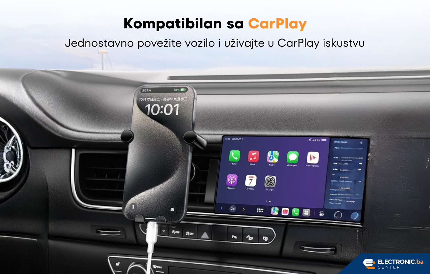 Kabal USB-A na USB-C 100W VENTION 1m crni