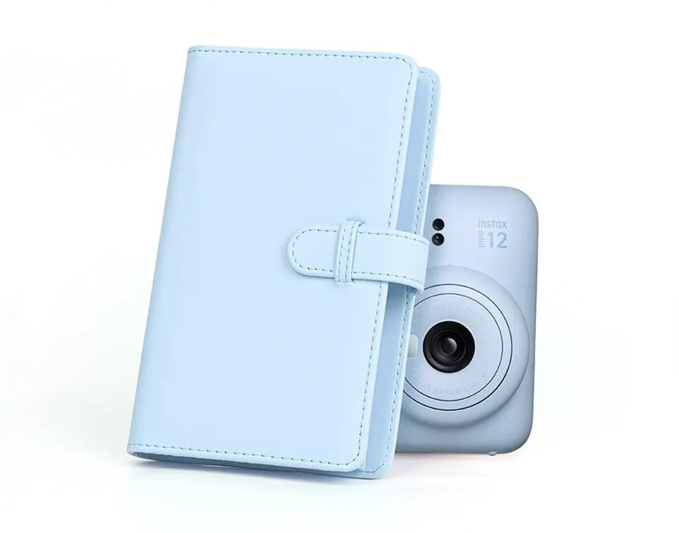 Kožni album za FUJIFILM INSTAX slike pastel blue