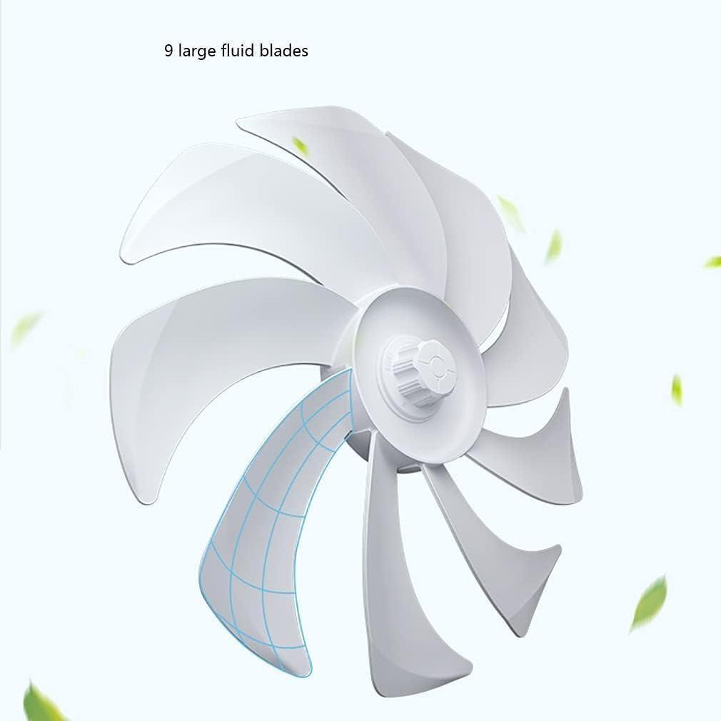 Podni podesivi snažni ventilator sa rotacijom i tri brzine HQ-FAN bijeli