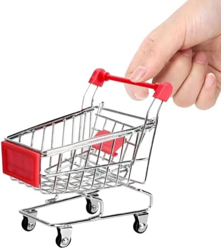Mini shopping kolica crvena