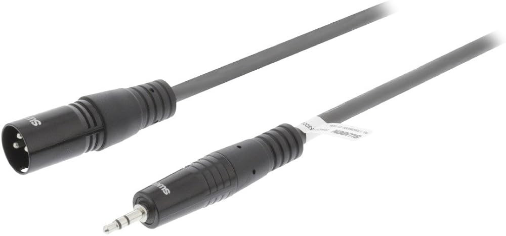 Mikrofonski kabal NEDIS XLR 3PIN na 3.5mm 3m
