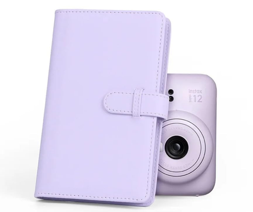 Kožni album za FUJIFILM INSTAX slike lilac purple