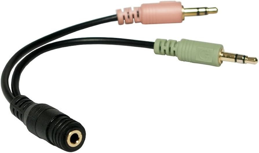 Audio adapter 3.5mm na 2x3.5mm 15cm LOGILINK CA0020