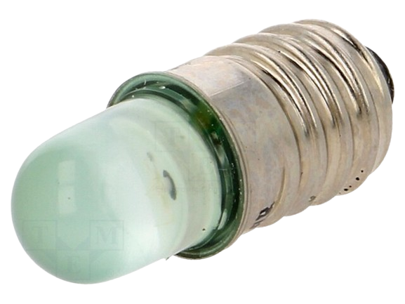 Sijalica minijaurna LED E10 zelena 230V