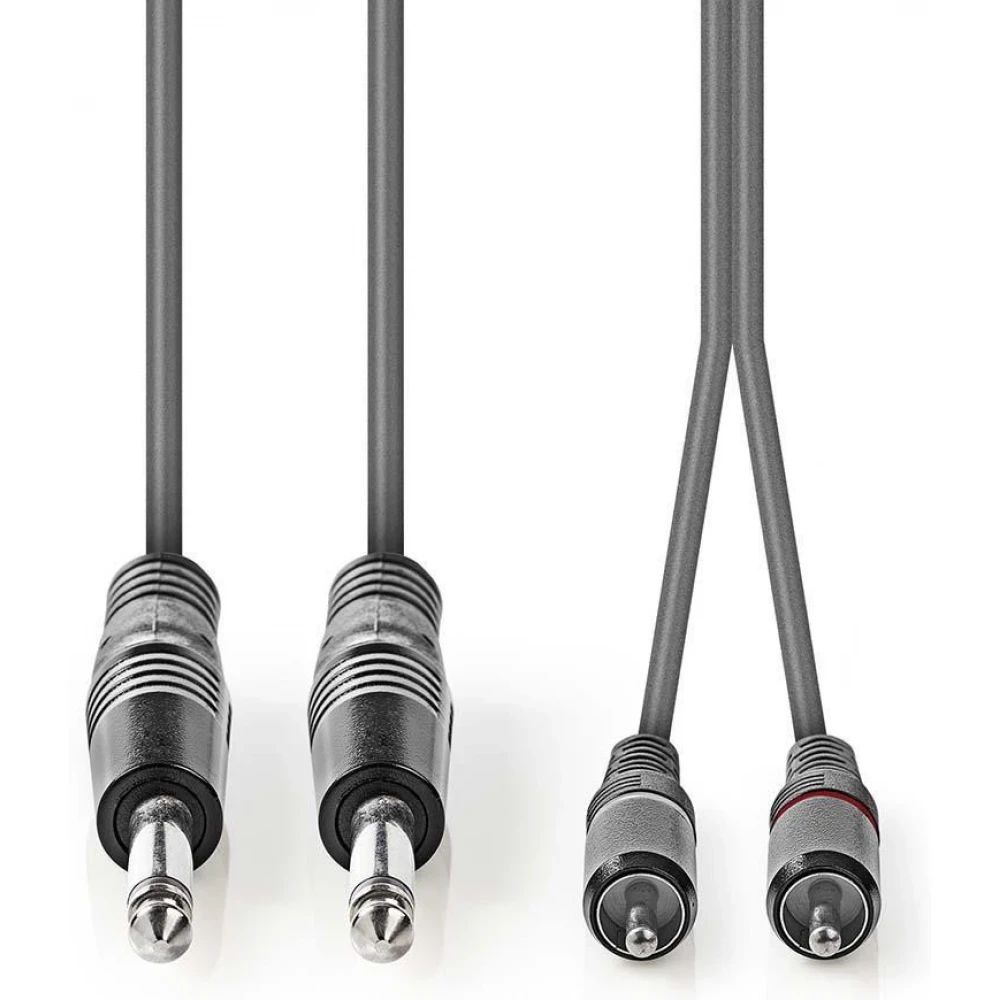 Mikrofonski kabal NEDIS 2x6.35mm na 2xRCA 3m