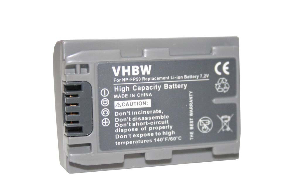 Baterija za fotoaparate SONY VHBW 7.2V 600mAh