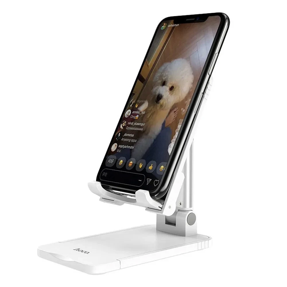 Sklopivi nosač za telefone i tablete HOCO PH29A bijeli