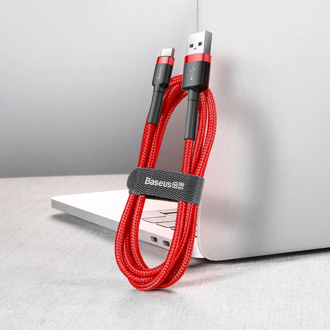 Kabal USB-A na USB-C BASEUS 1m crveni sa najlon pletenicom
