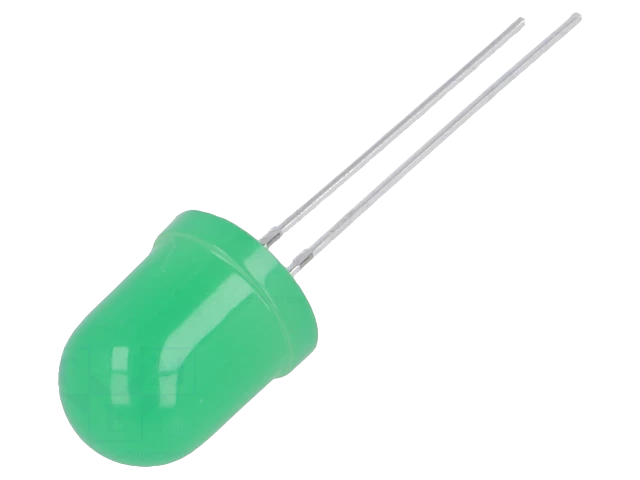 LED dioda zelena 10mm 3.6V