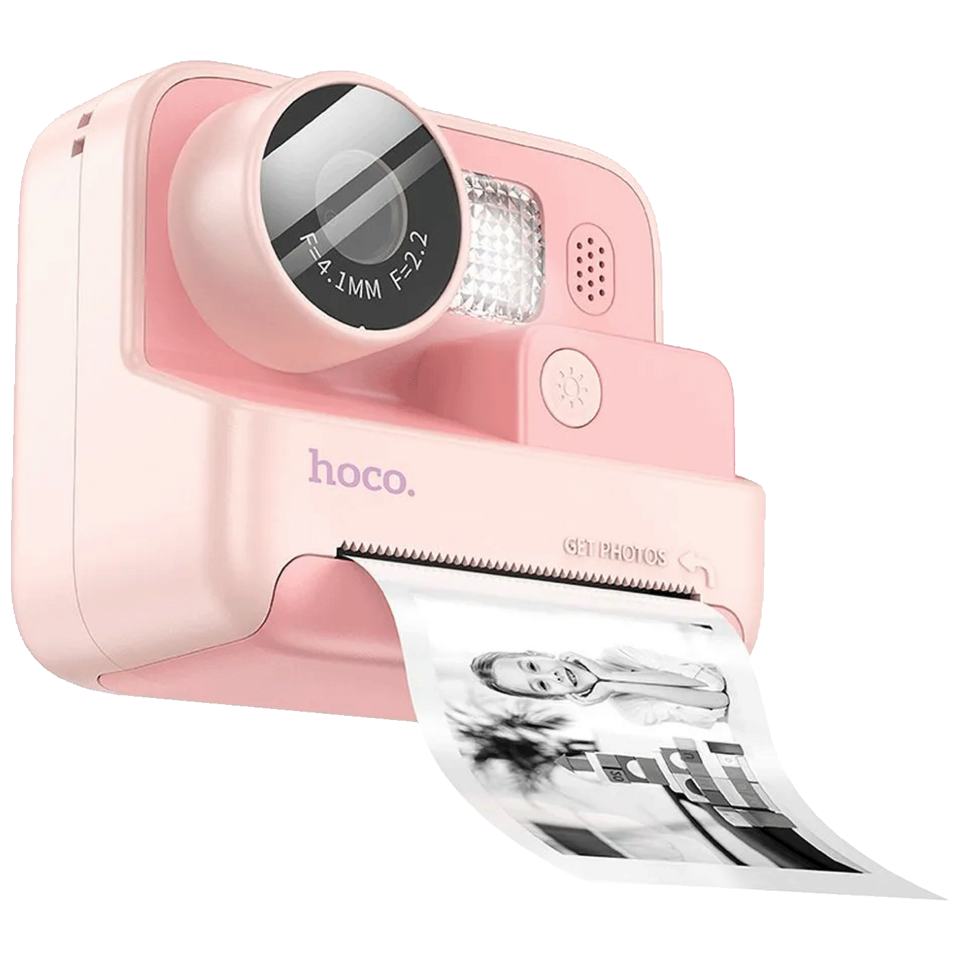 Dječiji instant fotoaparat sa printerom HOCO DV200 rozi