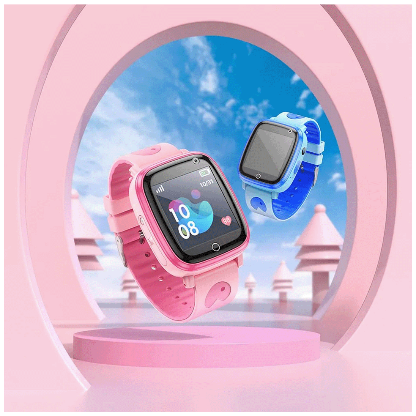 Pametni sat za djecu HOCO Y100 rozi