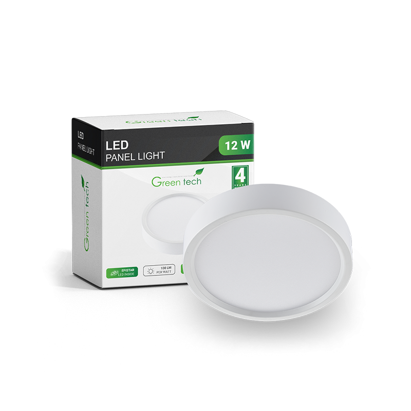 LED panel 12W 3000K nagradni GREEN TECH CX-R02-12WW