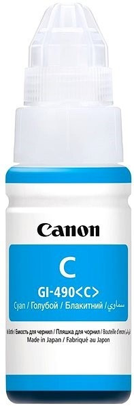Tinta CANON GI490C cyan 0664C001AA