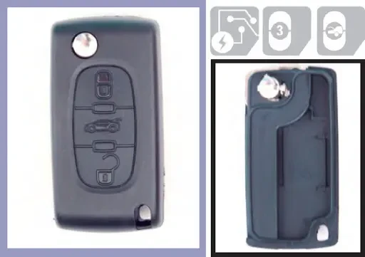 Oklop ključa za CITROEN GCIHF63C4