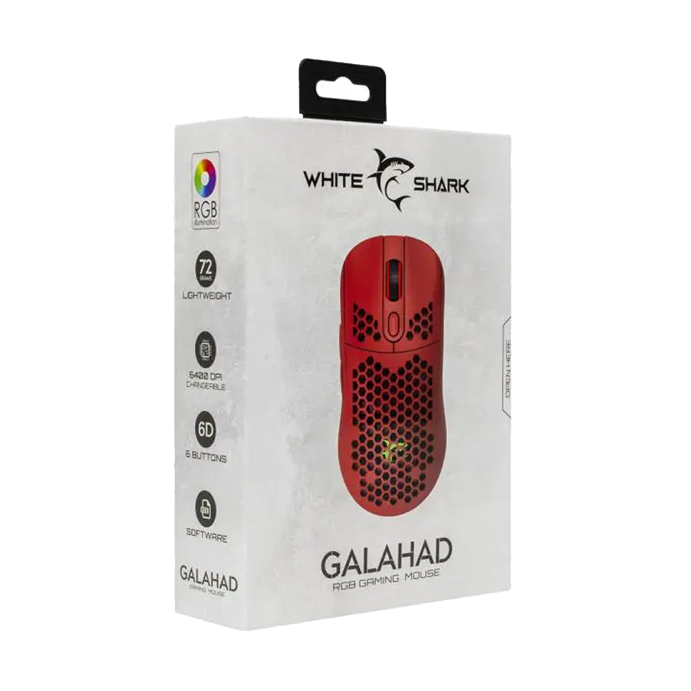 Gaming miš WHITE SHARK GM-5007 Galahad Crveni