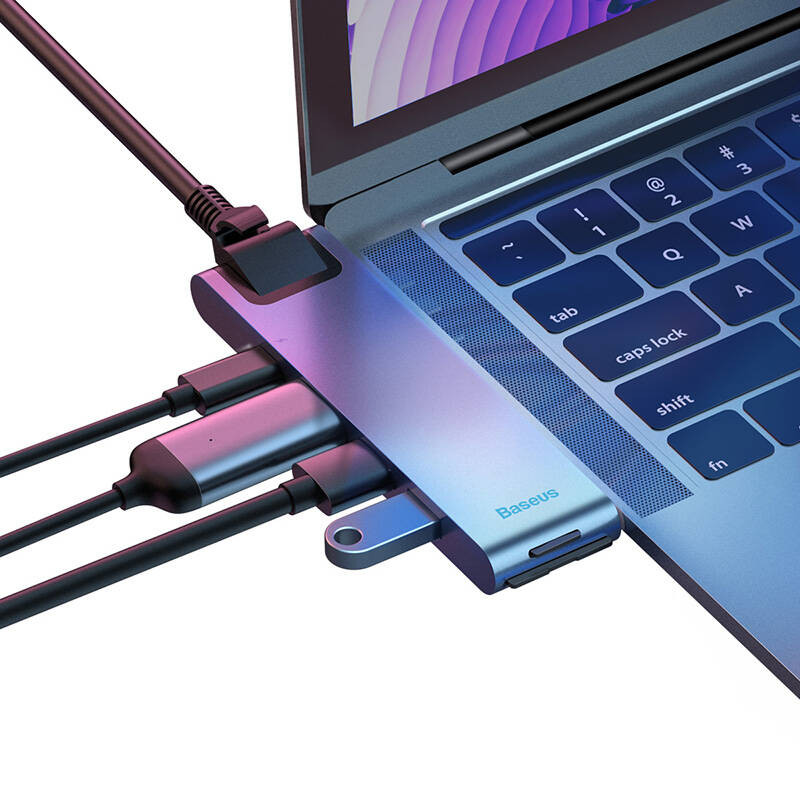 Multiport 7u1 BASEUS za MacBook USB-C HUB