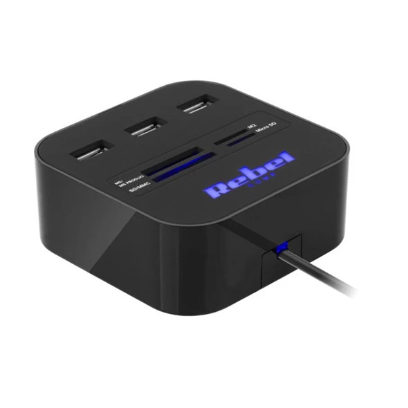 USB-C HUB REBEL 4u1 50cm