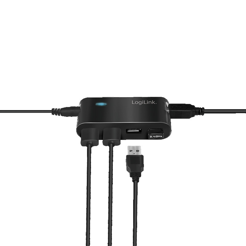 USB HUB LOGILINK 4u1 sa dodatnim napajanjem
