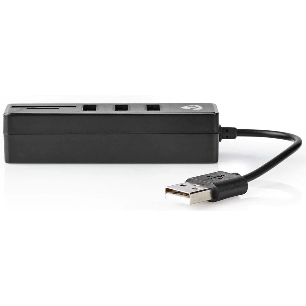 USB HUB sa čitačem kartica 4u1 NEDIS 10cm