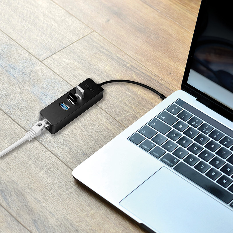 USB HUB LOGILINK 4u1 15cm
