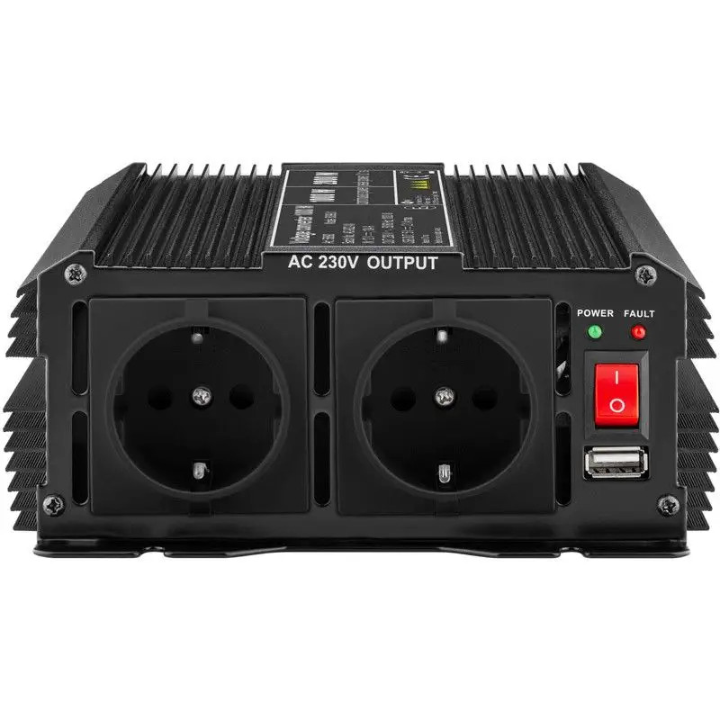 Pretvarač napona 12V na 230V 1000W  GOOBAY