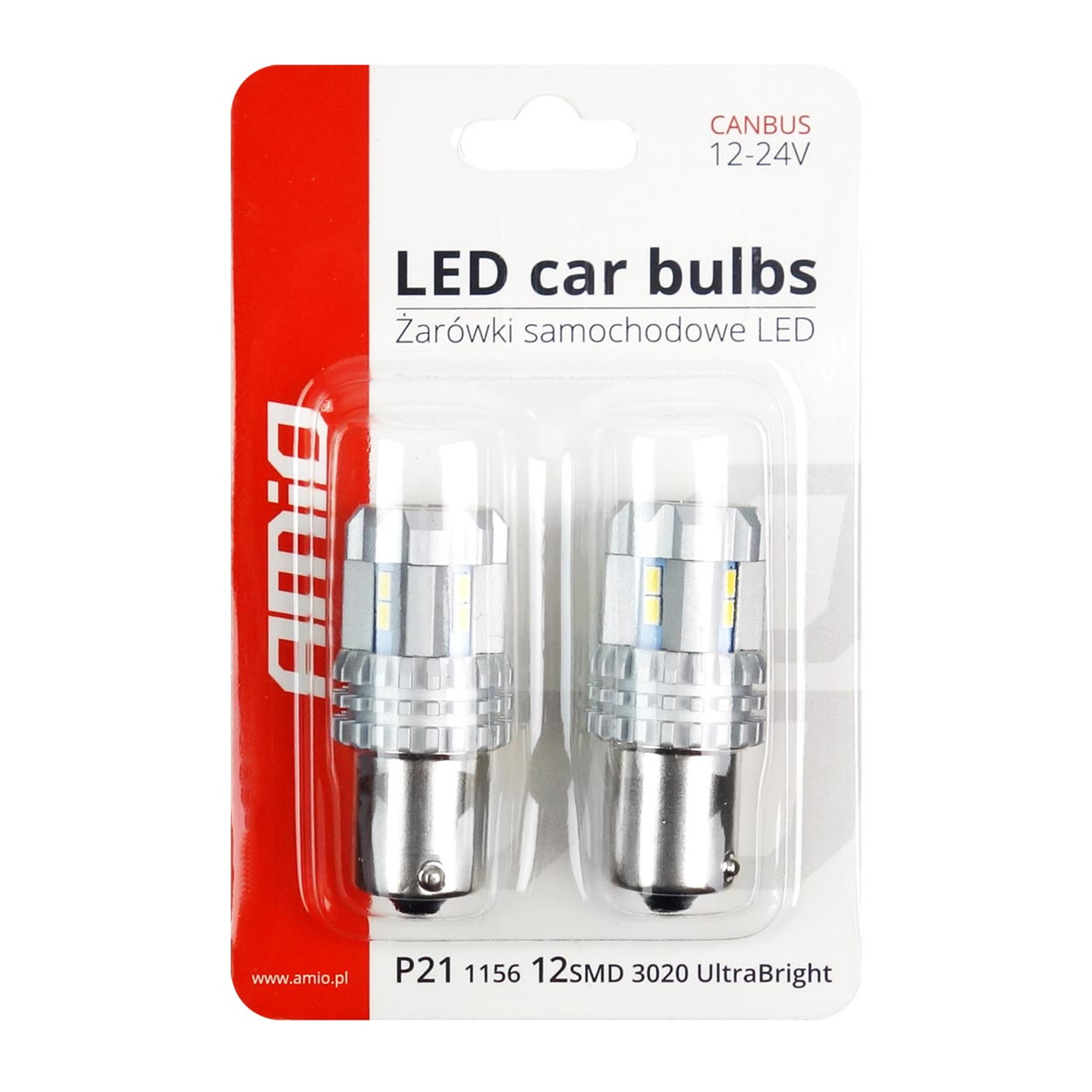 Auto sijalica LED CANBUS 3020 BA15S P21W R10W AMIO