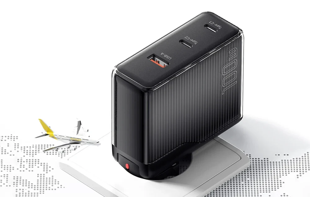 Punjač ESSAGER 100W crni