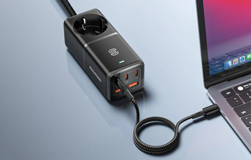 Produžni kabal 75W 1.5M ESSAGER ECTAC-BRB01-Z crni