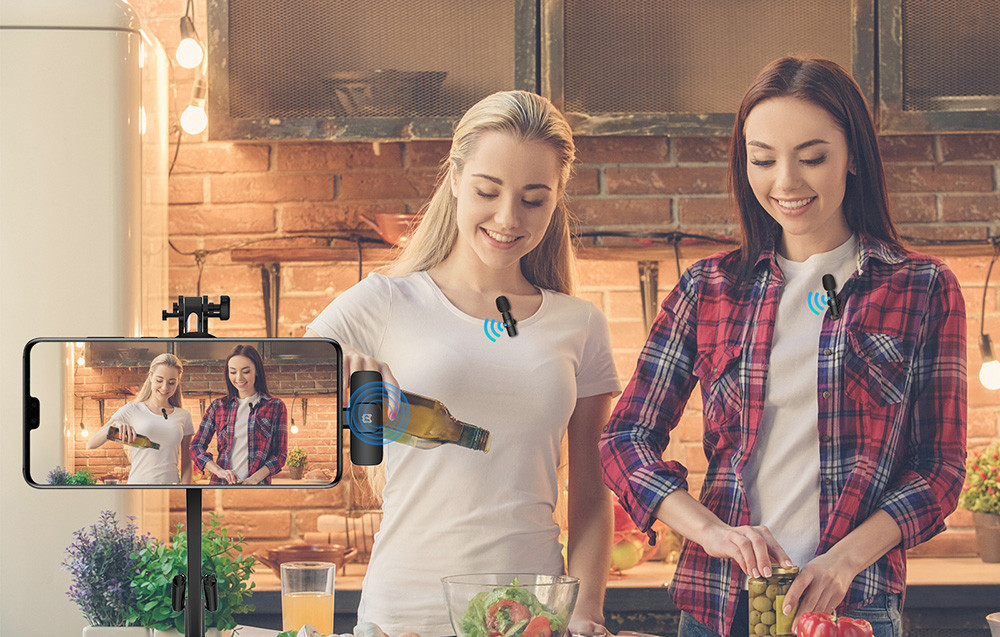 Bežični mikrofon USB-C PULUZ PU3151B SET 2/1