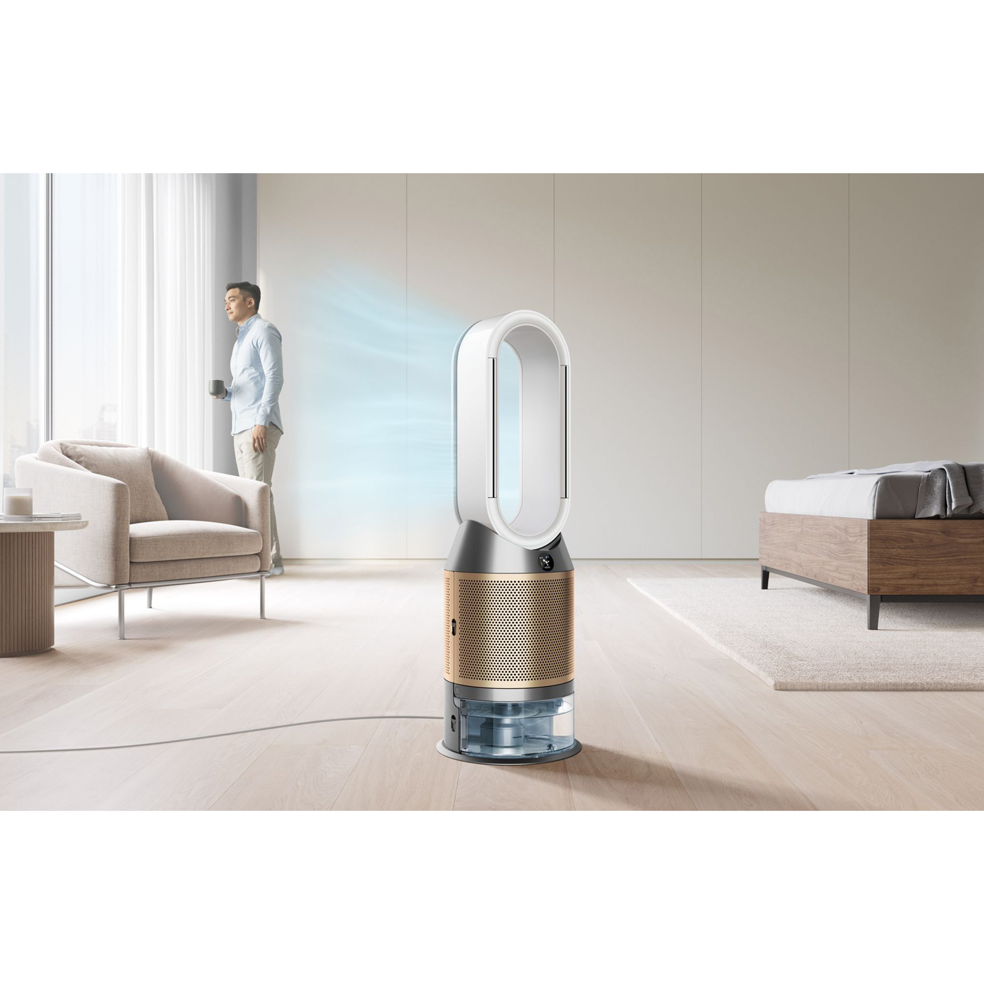 Pročišćivač, ovlaživač i ventilator DYSON PH05 Purifier Humidify+Cool PH2 De-NOx White/Gold