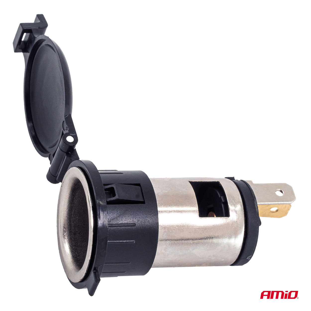 Auto utičnica sa poklopcem 250W 12V-24V AMIO 04434