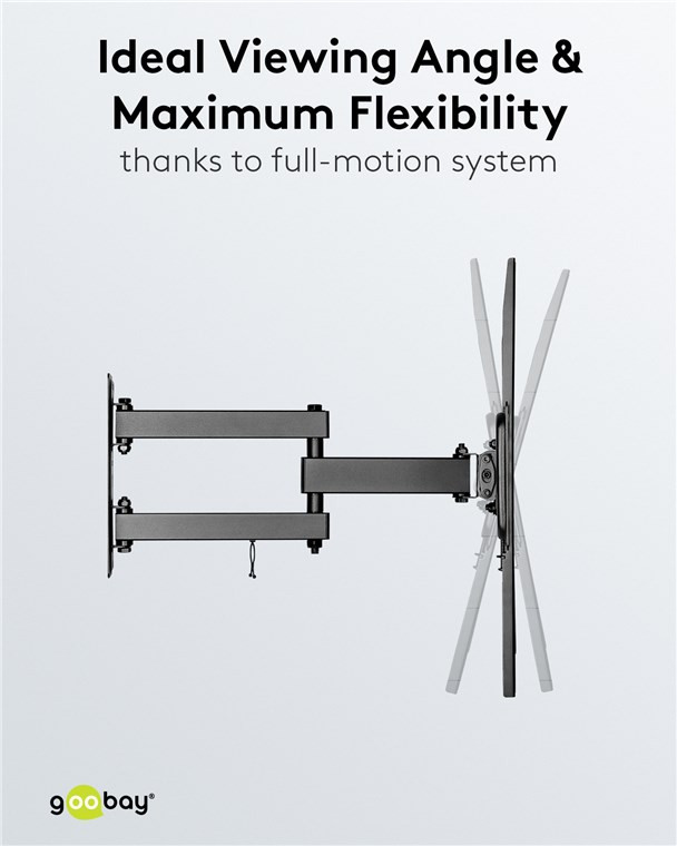 Zidni nosač za TV zglobni  32" - 55" do 35kg GOOBAY FULLMOTION