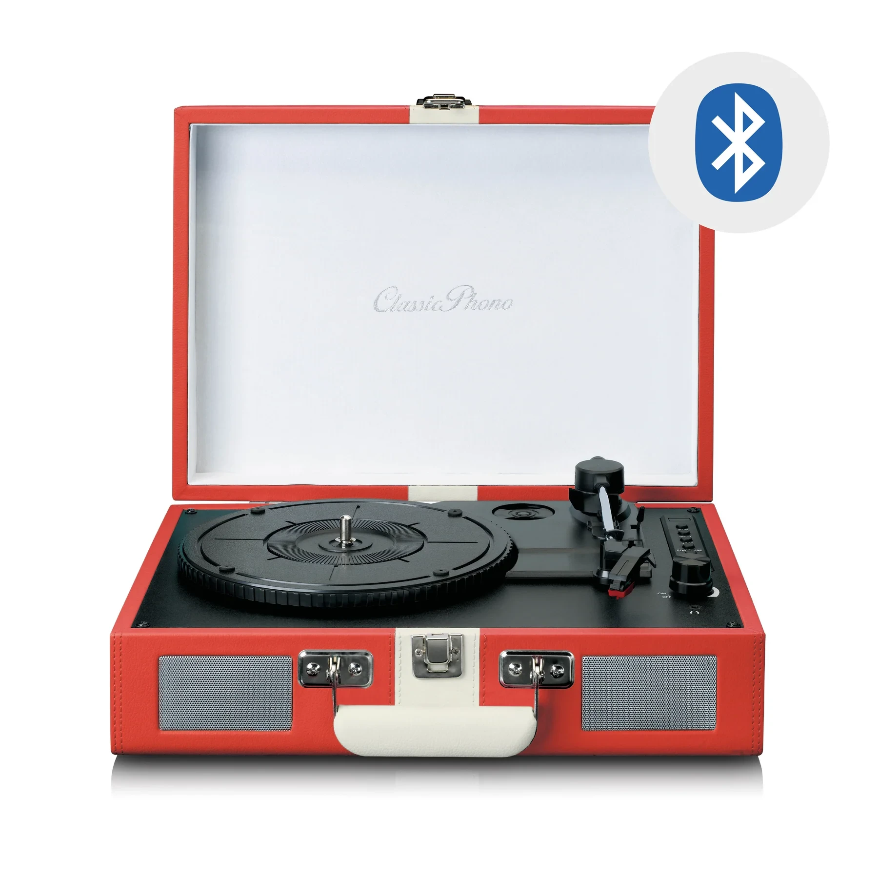 Klasični retro gramofon LENCO TT-110RDWH sa modernim fukncijama