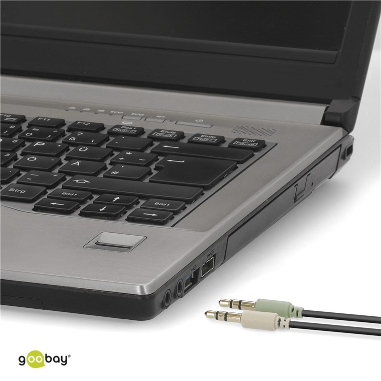 Audio adapter 3.5mm na 2x3.5mm 40cm