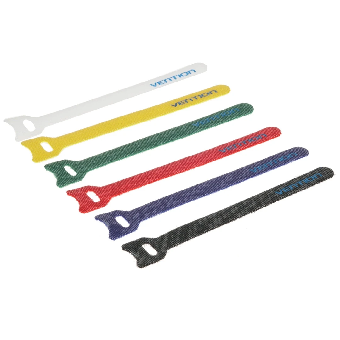 Organizator kablova čičak traka 6 boja 150x20mm VENTION
