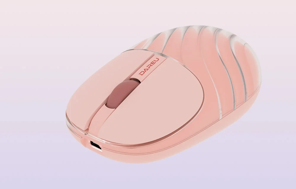 Bežični miš DAREU LM135D pink