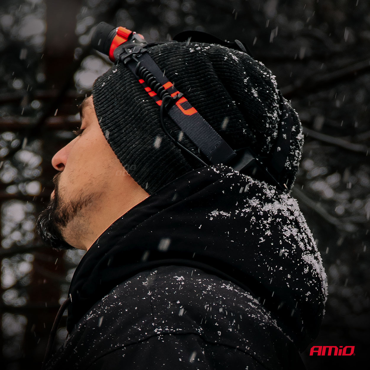 Naglavna punjiva T6 LED lampa sa senzorom pokreta AMIO