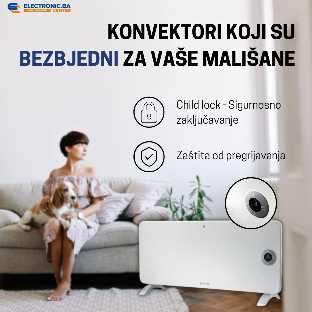Konvektor GORENJE OPTIHEAT 2000EWP Smart WiFi