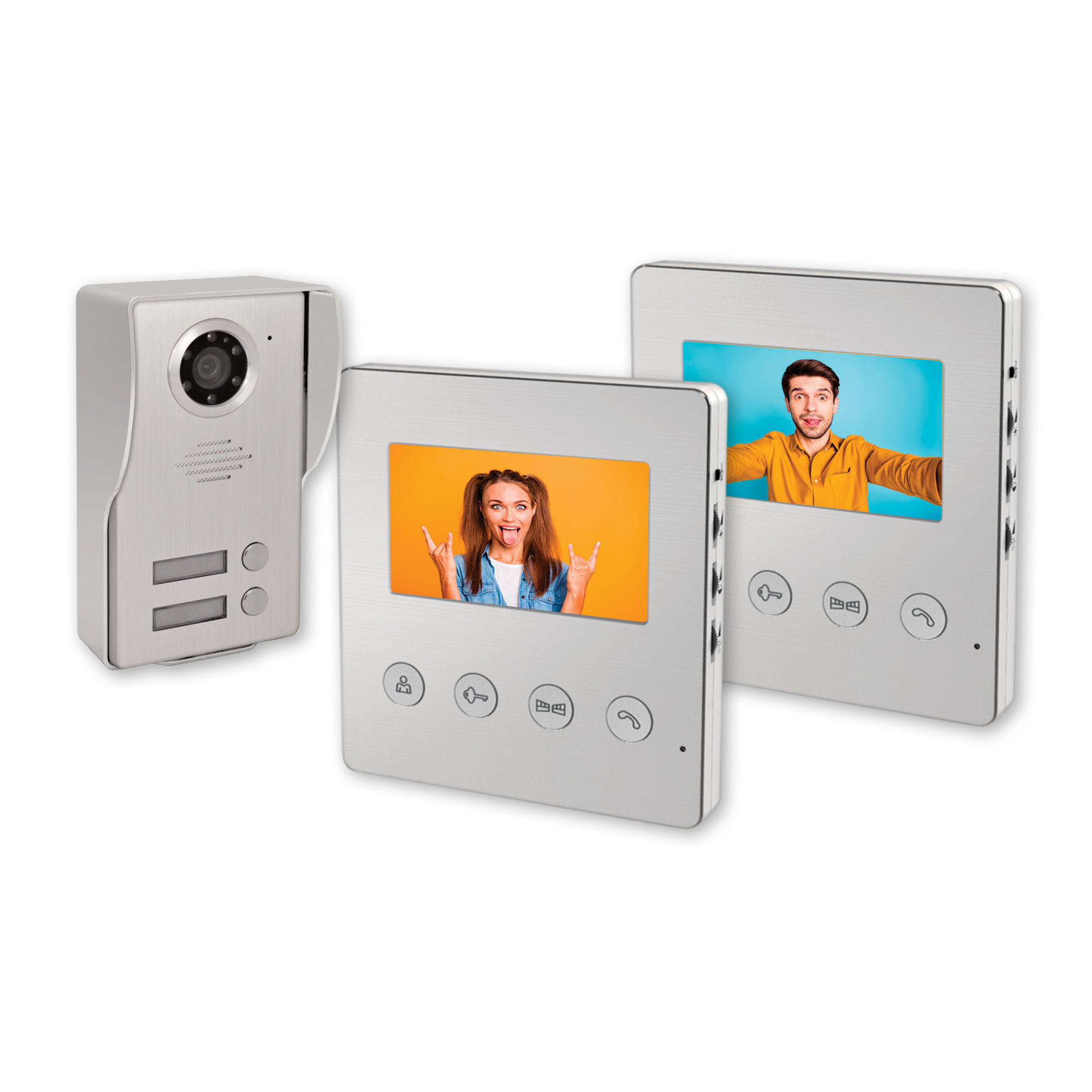 Video interfon za dva stana COMMEL 501-205