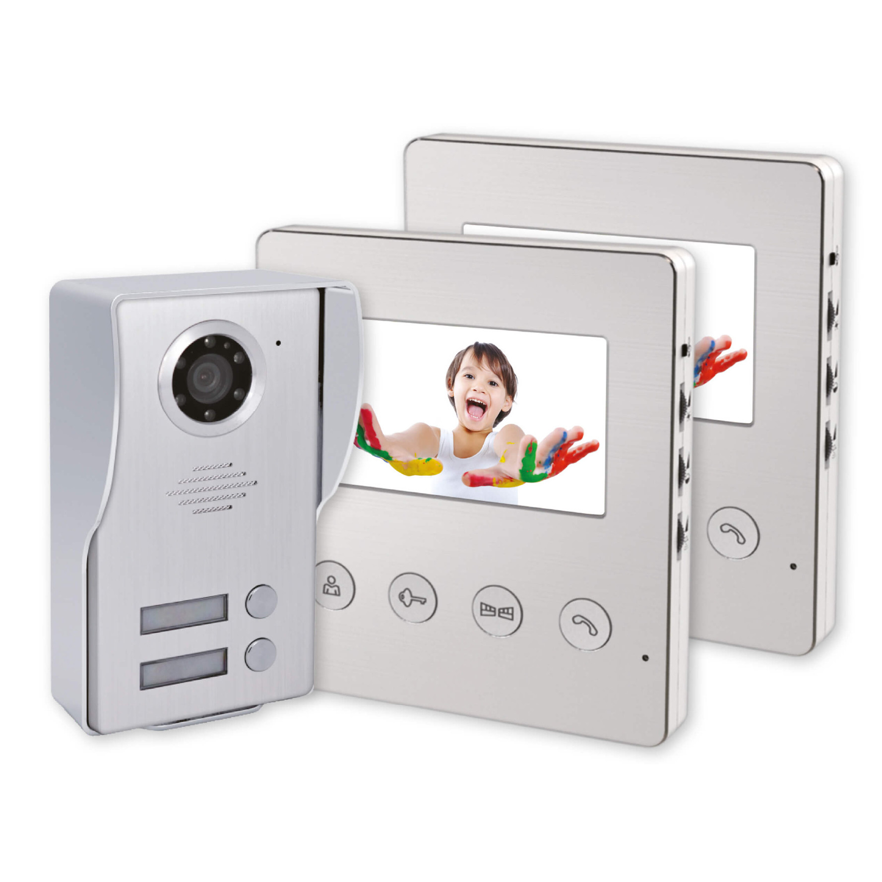 Video interfon za dva stana COMMEL 501-205