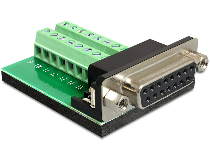 Adapter terminal blok 15pin na D-Sub