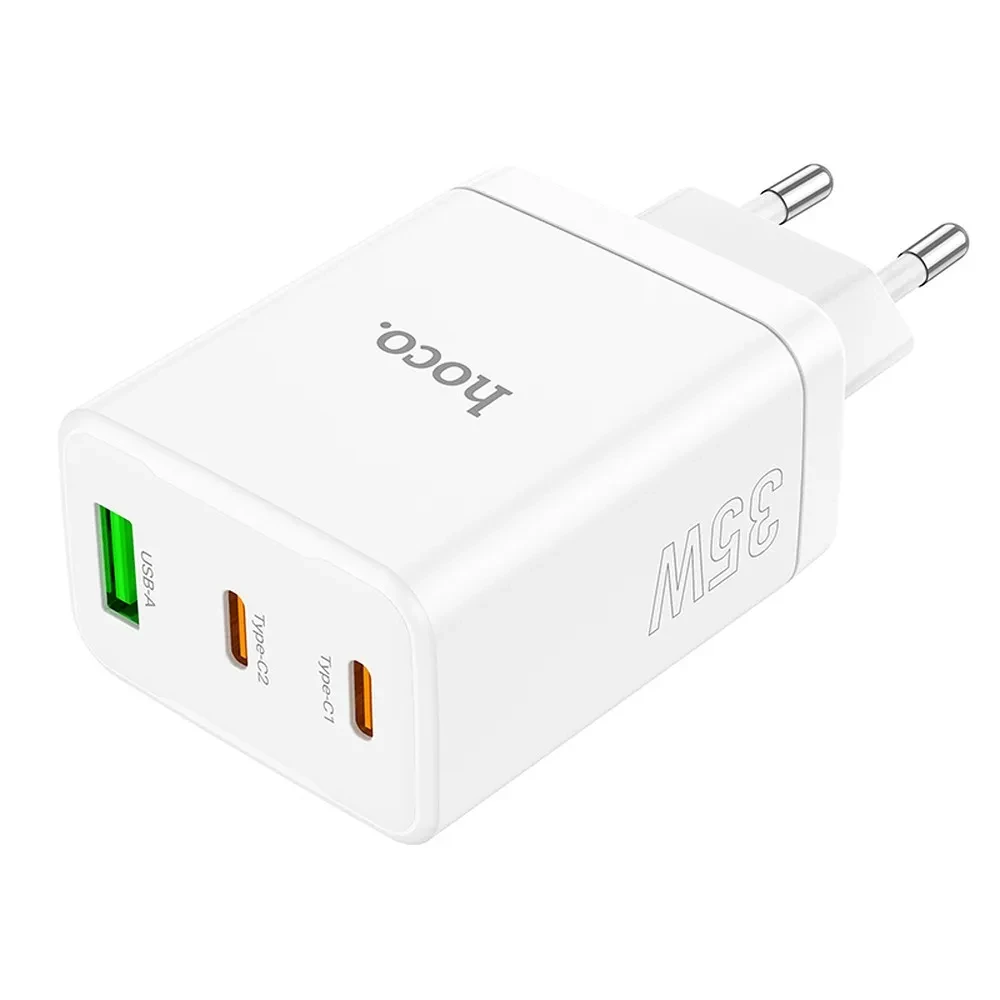 Punjač HOCO N33 2XUSB-C 1XUSB-A