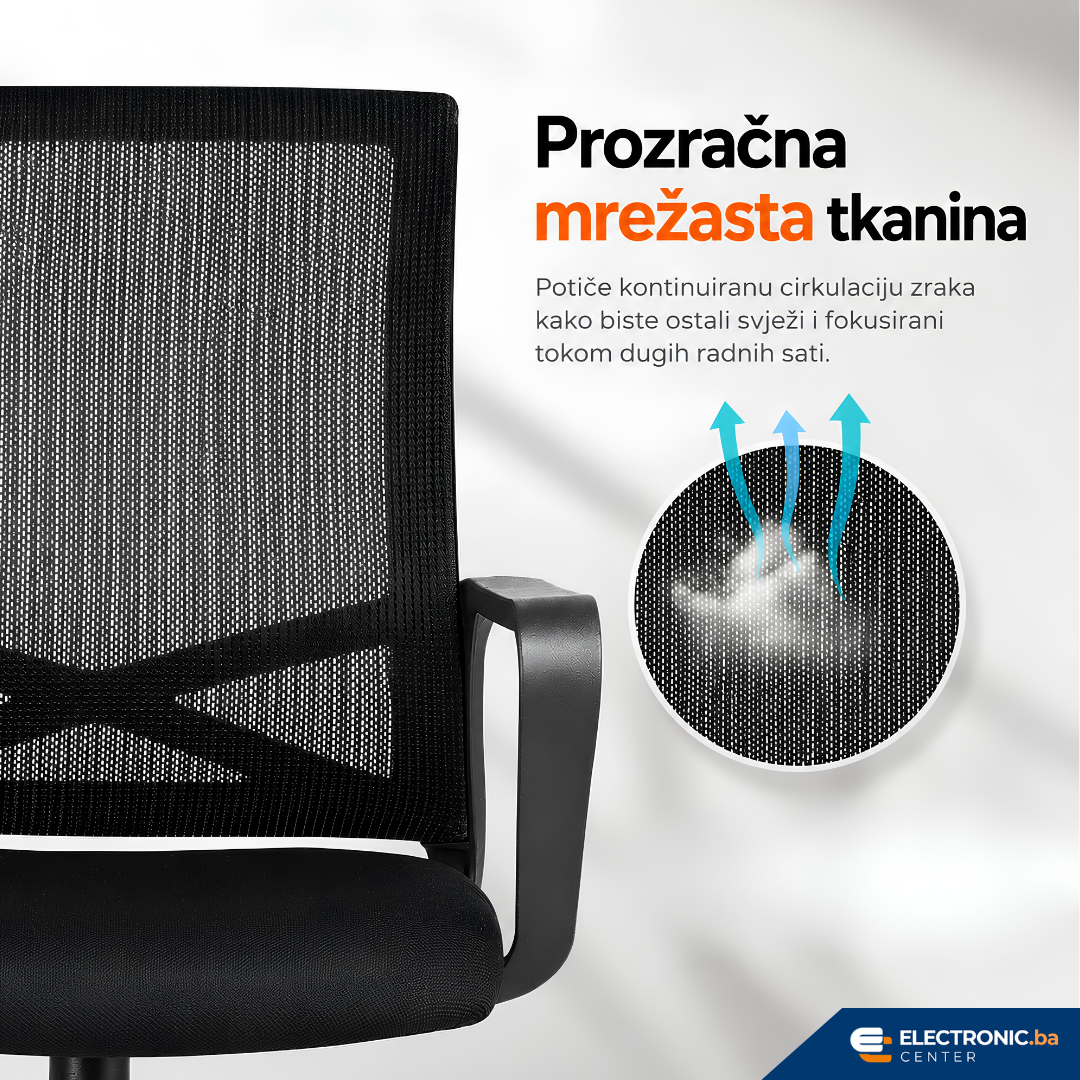 Elegantna kancelarijska stolica BRATECK LV-CH05-11 - slika 4