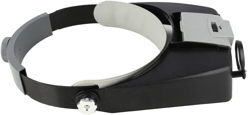 Naglavna podesiva LED svjetiljka sa povećalom