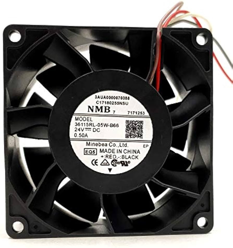Ventilator 3115RL-05W-B66 80x80x38mm NMB