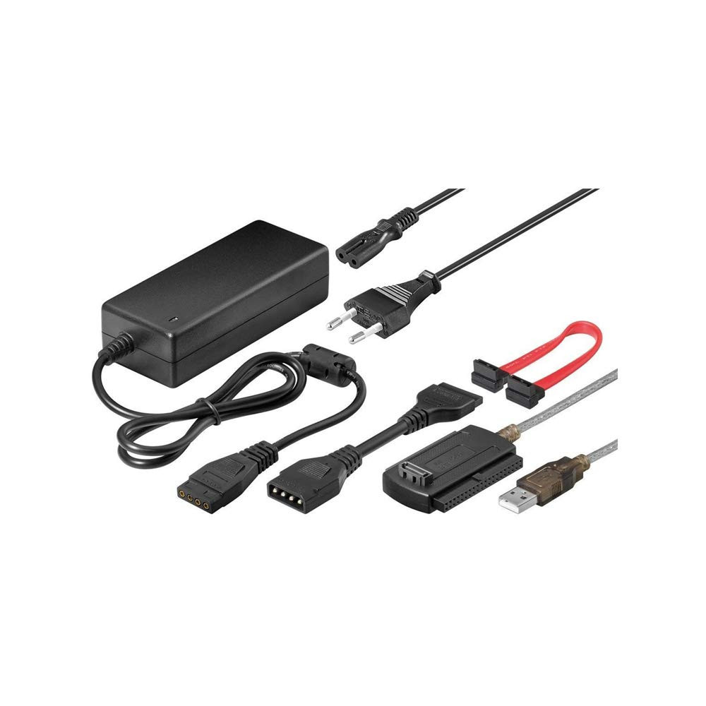 Aktivni adapter sa napajanjem IDE SATA za HDD i SSD GOOBAY 13cm