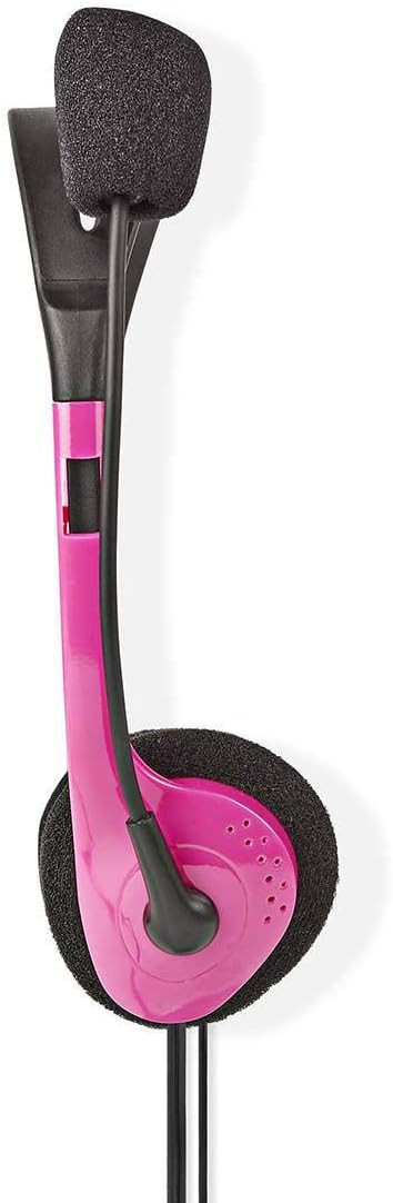 Slušalice sa mikrofonom 2x 3.5mm 2m  NEDIS Roze