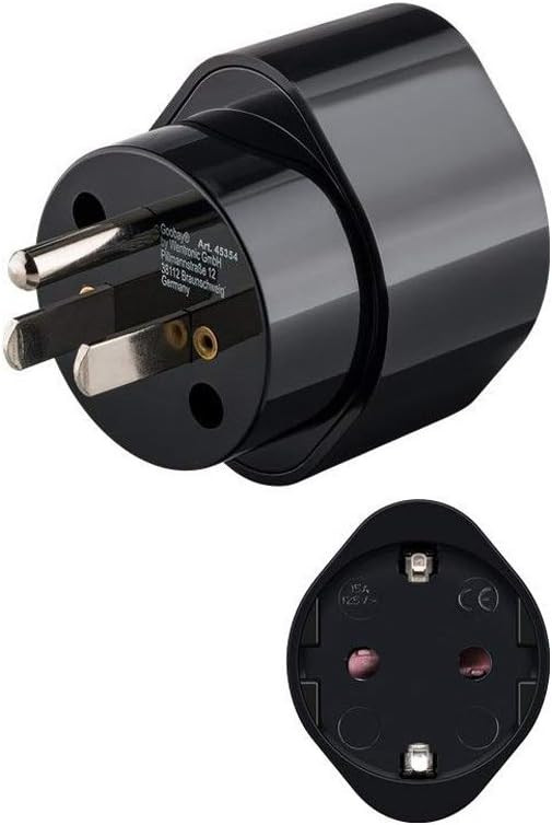 Travel adapter sa EU na USA 15A crni