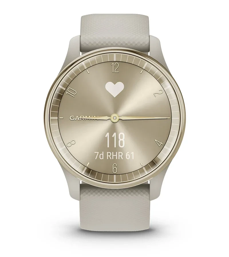 Pametni sat GARMIN Vivomove Trend ima opcija senzor pulsa na zglobu